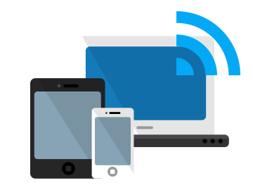 Empresárias de raça mista usando gadgets digitais pessoas navegando na internet wi-fi gratuito zona de acesso público conceito hotspot horizontal espaço de cópia de comprimento total ilustração vetorial