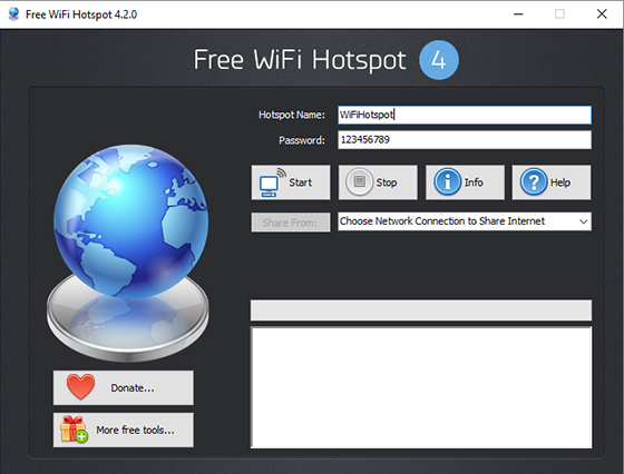 Launch Free WiFi-Hotspot