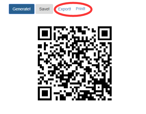 Share WiFi QR code with others