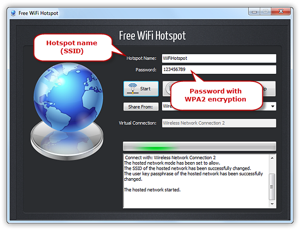 Protect Wi-Fi Hotspot with Password