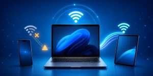 Windows 11 mobile hotspot not working troubleshooting illustration
